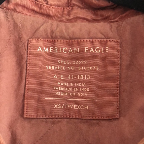 AMERICAN EAGLE OUTFITTERS DUSTY ROSE WINTER COAT - Picture 3 of 5